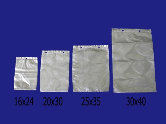 HDPE vrecká 20x30 cm /50ks, blok, 8 mikr.