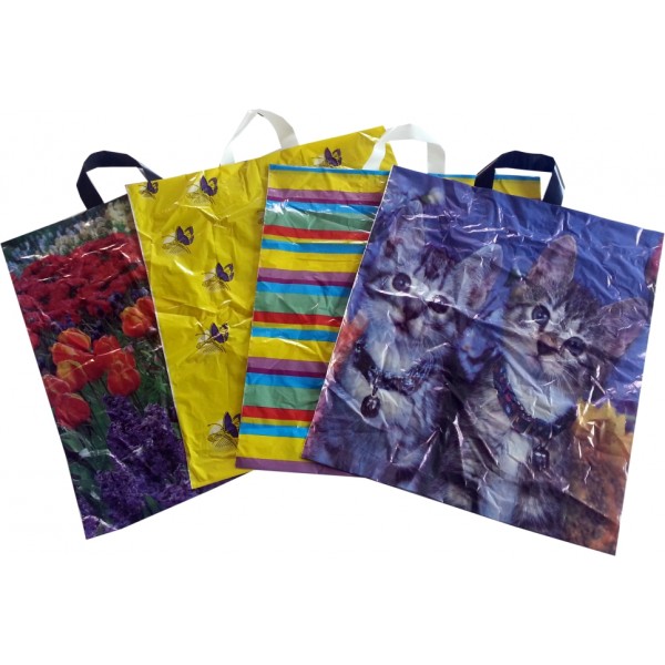LDPE taška 45x50, s farebnou potlačou