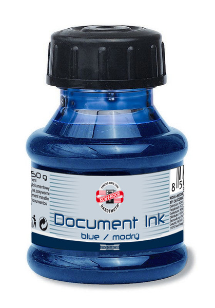 Atrament dokumentačný 50G, modrý