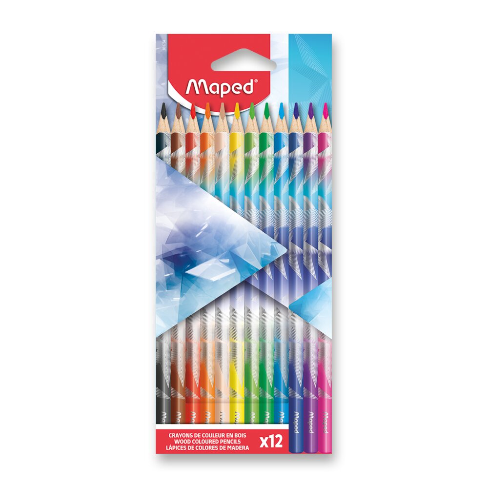Pastelky  12 ks Maped, Arctic