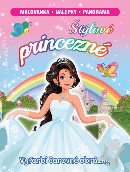 Štýlové princezné omaľovánka