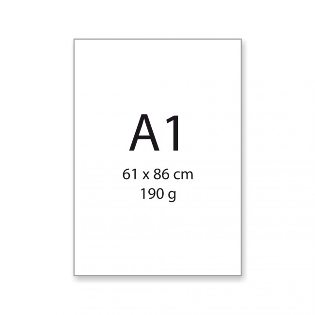 Výkres A1, 190g, 594 x 841 mm