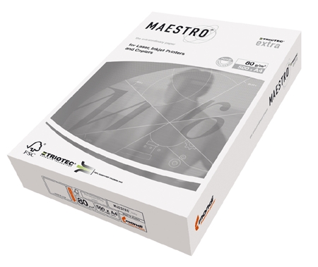 Kopirovací papier A4 80g, MAESTRO, Triotec Extra