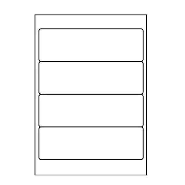 Etikety print, 192x61mm ,S&K Label, 4 etikiety