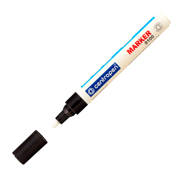 Značkovač Centropen 9100, 5mm, čierny lakový