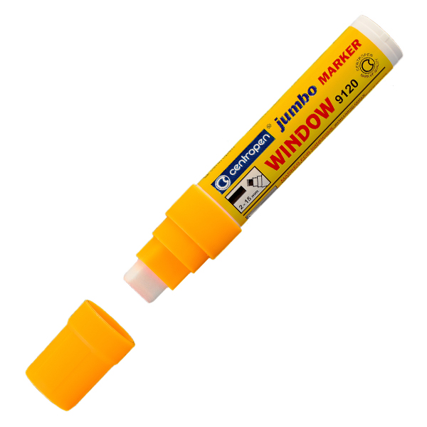 Značkovač Centropen 9120 JUMBO, 15mm, W oranžový