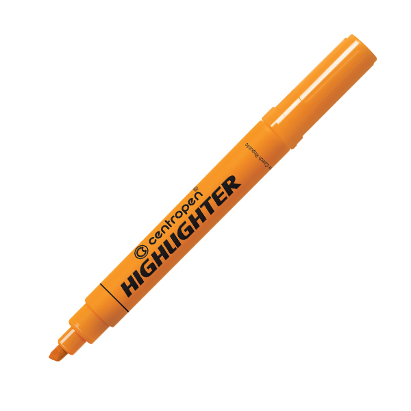 Zvýrazňovač Centropen 8552, 1-4,6mm, oranžový
