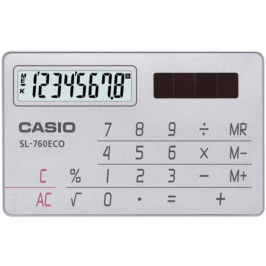 Kalkulačka CASIO SL760, Eco