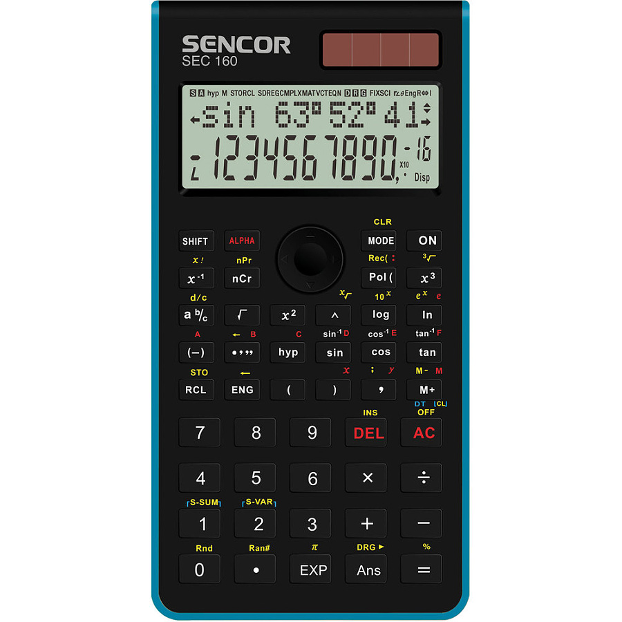Kalkulačka Sencor 160 BU, 240 funkcii