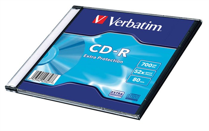 CD-R Verbatim 700MB,80min, 52x, 1ks