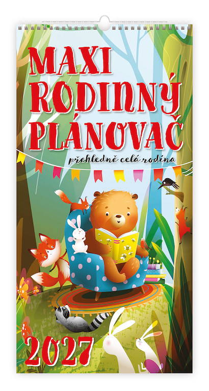 Kalendar nástenný  Planovač maxi 2027