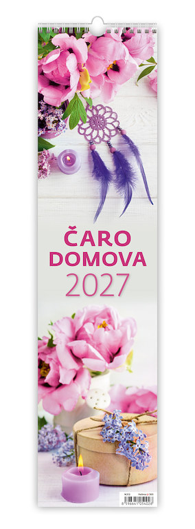 Kalendár nástenný úzky čaro domova 2027