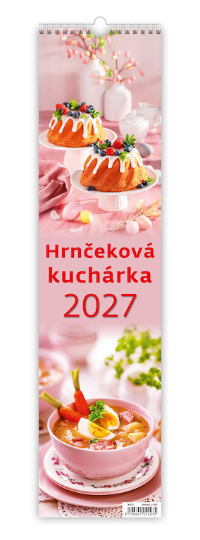 Kalendár nástenný úzky hr. kuchárka 2027