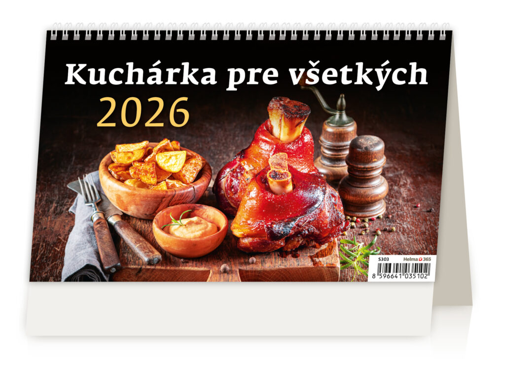 Kalendár stolový  kuchárka pre všetkých 2027