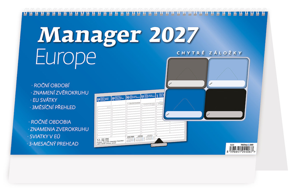 Kalendár stolový TOP Manager 2027