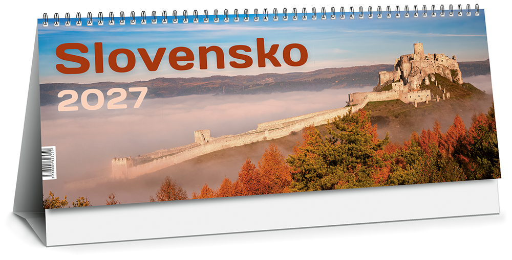 Kalendar stolový SLOVENSKO 2027