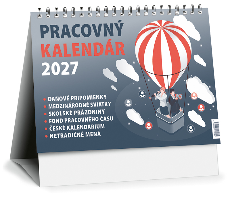 Kalendar stolový PRAC. MALÝ 2027