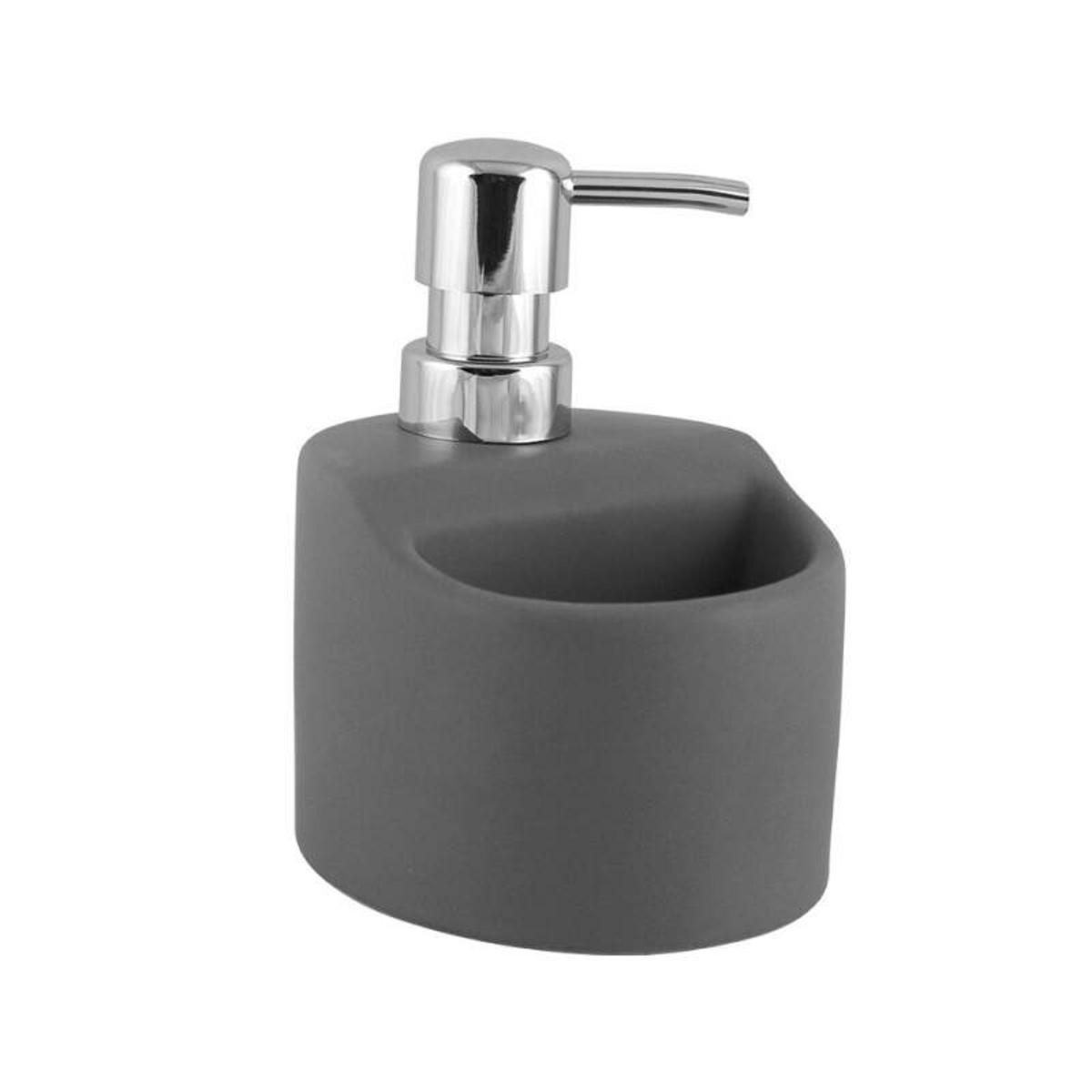 Dávkovač saponátu s nádobou 330ml sivý