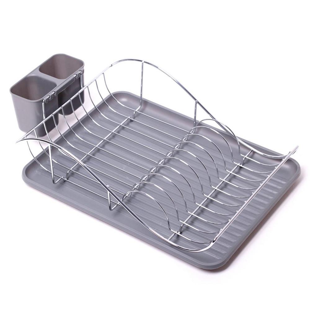 Odkvapkávač na riad nerez s PVC podložkou