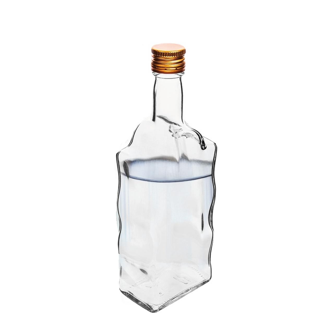 Fĺaša  500ml sklo klaštorná hranatá