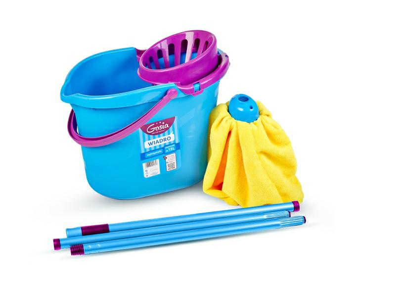 Mop komplet microfiber GOSIA  set +vedro /novinka/