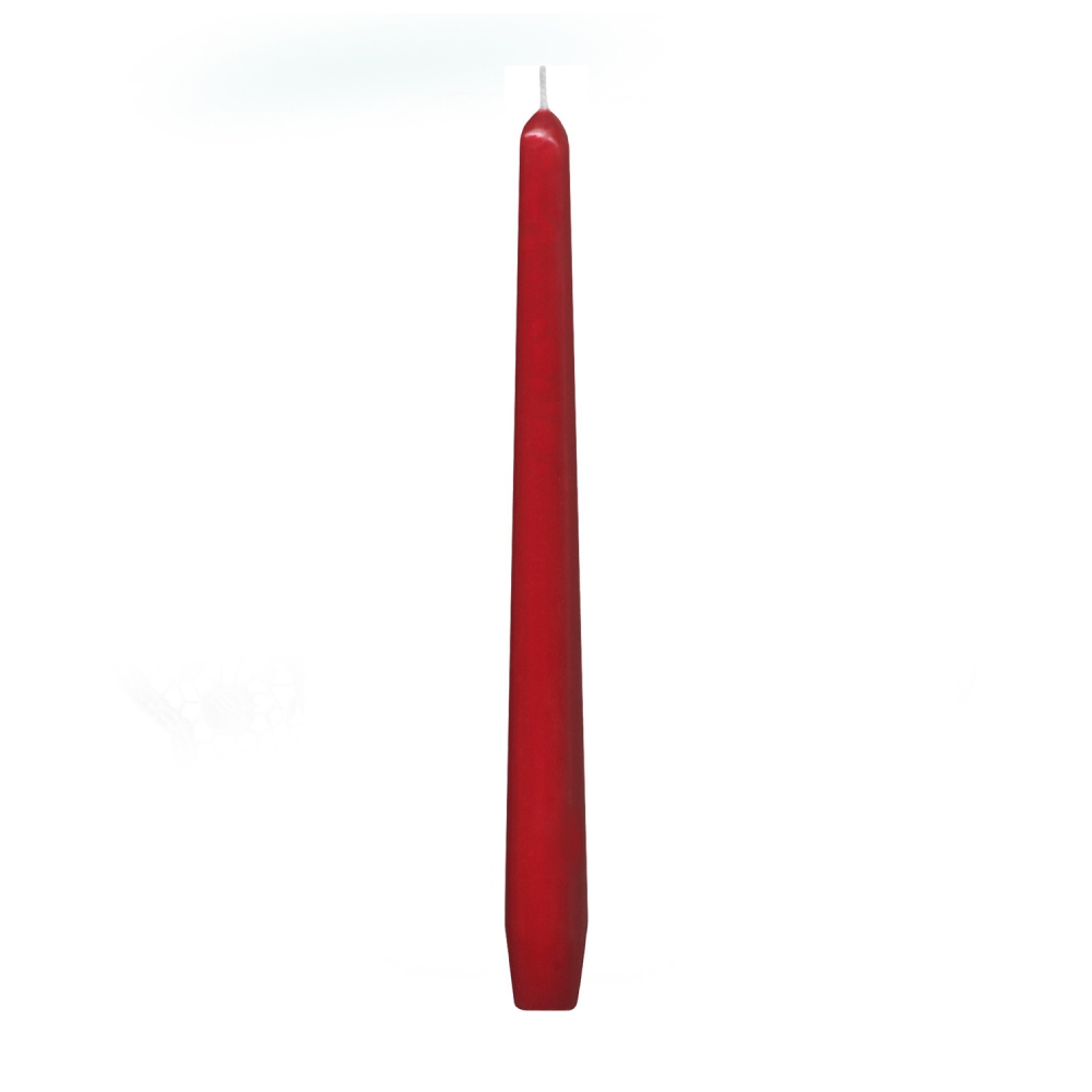 Sviečka kon 245 mm -červená