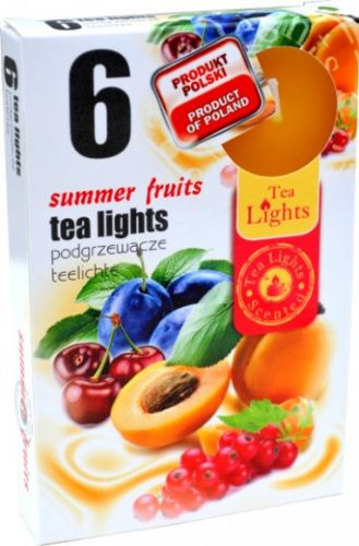 Sviečka čaj  6ks, summer fruits