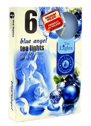 Sviečka čaj  6ks, blue angel